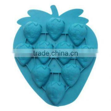 11098 Popular Baking Tools Silicone Strawberry Shape Cake Moulds photo-2