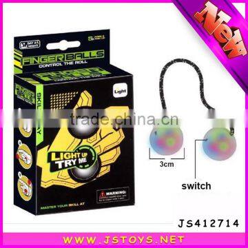 Fidget Toys Finger Stress Ball Finger Roll Yoyo With LED Light photo-2