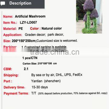 New Design Plastic Green Milan Grass Decorative Plant photo-2