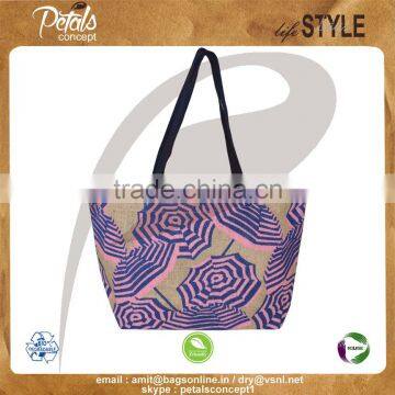Non Laminated Jute Tote Bag With Cotton Web Handle photo-3