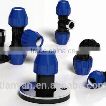 TY High Quality PP Compression Fittings MALE ELBOW Eco-friendly Cheap Price Full Size Factory Price List Discount photo-3