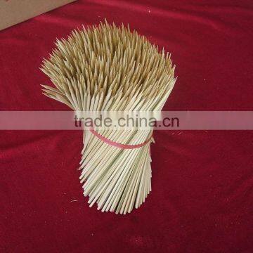 2016 Hot Sales BBQ New Bamboo Stick New Bamboo Skewer 100% Natural Color Bamboo Incense 2.5mm photo-3