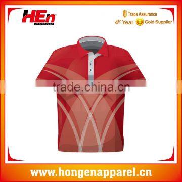 Hongen apparel Wholesale Top grace Adult's sublimation print polo shirts T-shirts