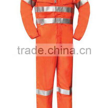 Customized Manufacture Fire Retardant Industrial Ultrasoft Workwear Uniform Reflective Tape Overalls photo-3