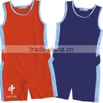 Custom Made Wrestling Wear, Wrestling Singlet With Silk Screen Print Logo,lycra Wrestling Wear photo-2