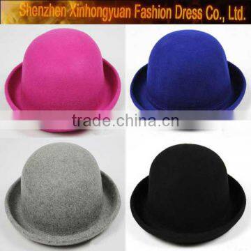 Winter Fashion Beautiful Wool Felt Beanie Hat for Women