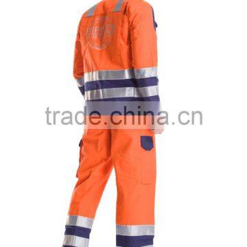 2015 OEM Male Anti Static Work Uniform One Piece Wear Fire-fighting Protection Safty Coverall Set Clothes High Quality photo-3