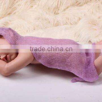 2016 New Style China Wholesale Cute Boutique New Born Wrap 35*150cm for Photo as Gift photo-2