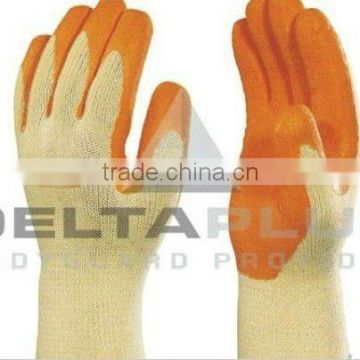 cotton and polyester knitted gloves with latex coating venitex