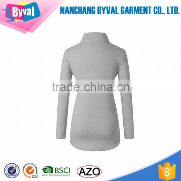Wholesale Women Half Zip Long Sleeve Pullover Shirt photo-6