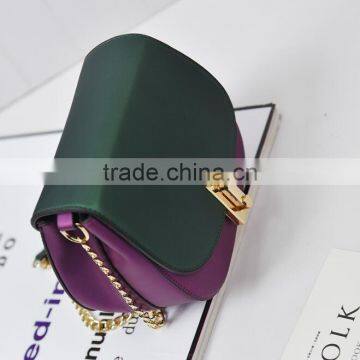 Zm50151b 2017 New Model Women Handbag Fashion Simple pu Leather Chain Bags photo-2