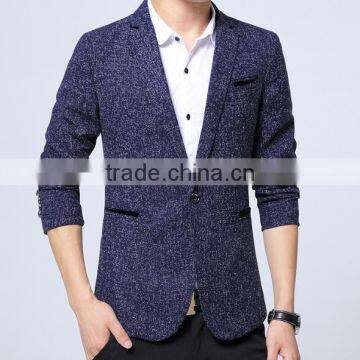 Zm35421a Latest Suit Design Top Casual Men Coat photo-3