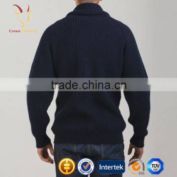 Blended Cashmere Mens Wool Casual Cardigan photo-2