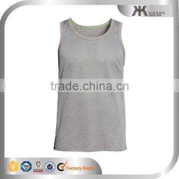 Dongguan Humen Dry Fit Running Vest Plain Breathable Mens Tank Top