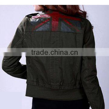 2015 Competitive Price Fashionable Military Jacket Woman photo-2