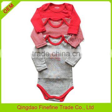 Top quality 100% cotton breathable knitted onesie baby Chinese clothing manufacturers