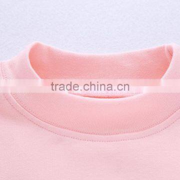 Factory Made in China Kids Sleeping Wear/custom Solid Color Child High Collar Render Garment