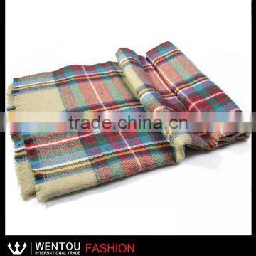 Wholesale Winter Tartan Plaid Scarf photo-6
