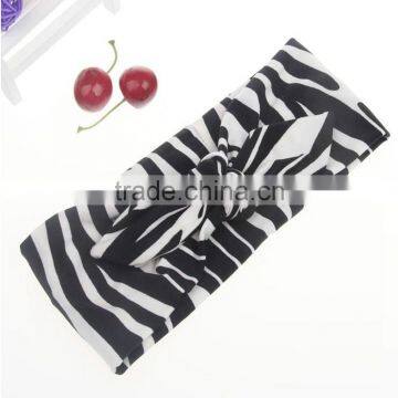 Fashion Zebra And Leopard Cotton Elastic Headband,Bow Knot Headband photo-6