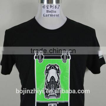 Cotton Fabric Design You Own Black Crew Tshirts photo-2
