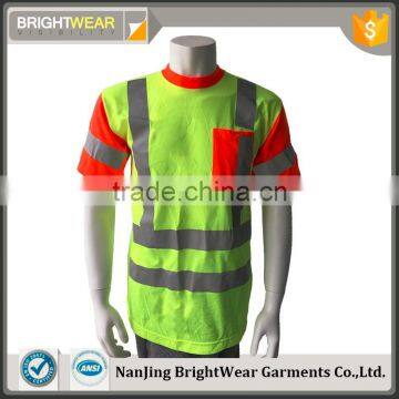 High-vis 3M8725 reflective tapes two colored protective t-shirt