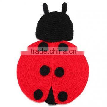 Custom Made Soft Hand Made Knitted Hat Newborn Baby Cute Crochet Beanie Hat With Braid photo-6