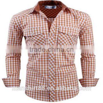 2016 New Wholesale Made to Measure Custom Mens Casual Dress Shirts photo-3