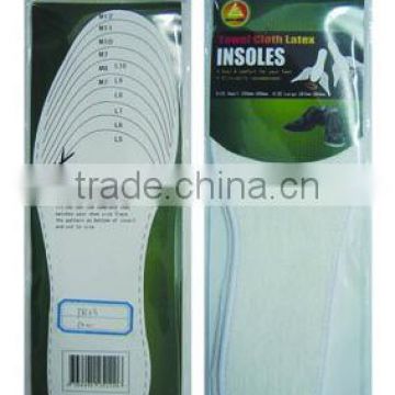 Long lasting latex firm sport shoe insoles