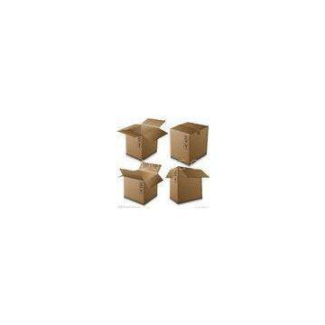 Double Wall Brown Corrugated Cardboard Box Folded Shipping Box For Carton Packaging