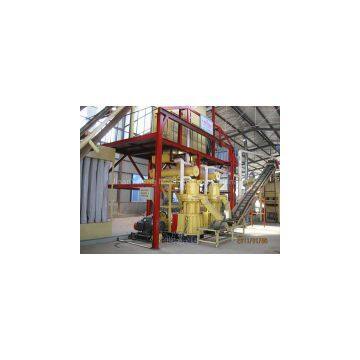 Complete wood pellet production line