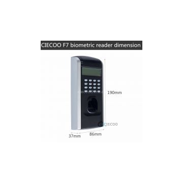 free software free SDK and warranty F7 fingerprint access control time attendance system with RS232/485, TCP/IP