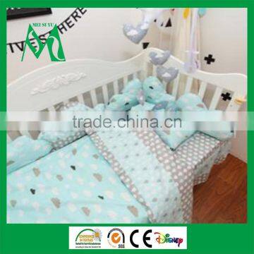 Soft touch baby bedding set eco-friendly wholesale