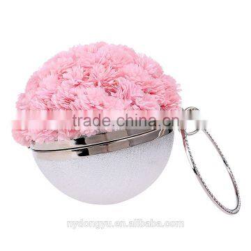 Red Flower 2017 Fancy Clutch Bag /pink Flower Acr Purse d Evening Handbag Gorgeous Bridal Wedding Purse Party Bag Handbag photo-3