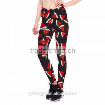 latest water melon yoga jogging legging /morning xg white skeleton rose plus size high waist athletic high waist yoga pants