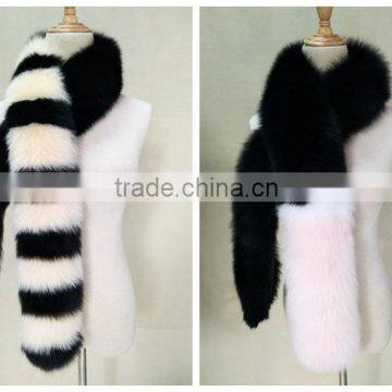 Beautiful Detachable Genuine Fox Fur Fashionable Fur Scarf