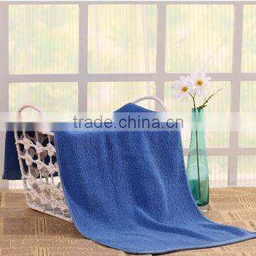 Blue color 75cm*35cm weight 120g 100% cotton towel To ensure the quality of the best products to the customer