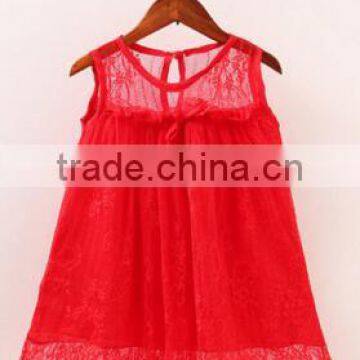 Spring Summer Toddler Baby Dress Lace Stitching Baptism Child Bow Clothes Birthday Baby Girls Dresses for Infant