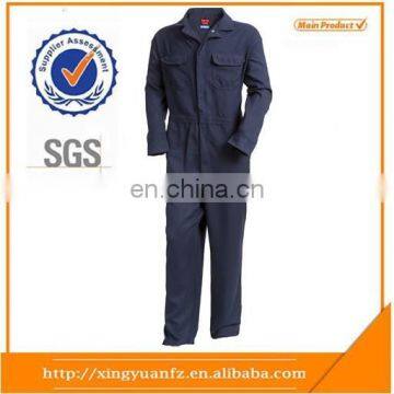  China manufacture certificate EN14116 100% cotton fire retardant material safety coveralls