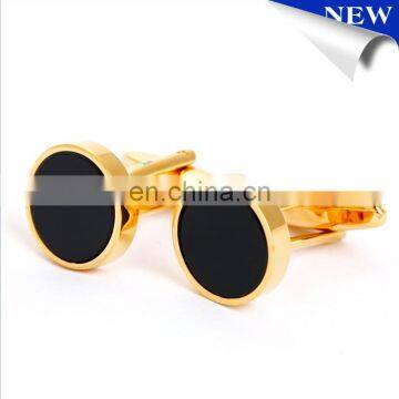 Gold Enamel Plated Cufflinks