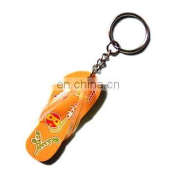 Beach shoes hot sale 2D/3D plastic custom keychain,pvc keychain