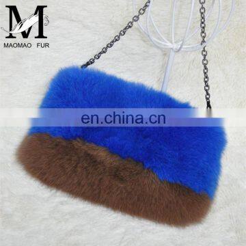 2016 New Fashion Bag Latest Design Real Fox Women Fur Bag