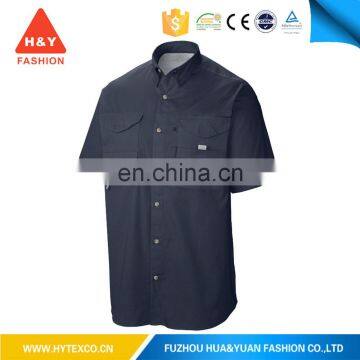 fashion dress shirts latest design short sleeve waterproof shirt --- 7 years alibaba experience