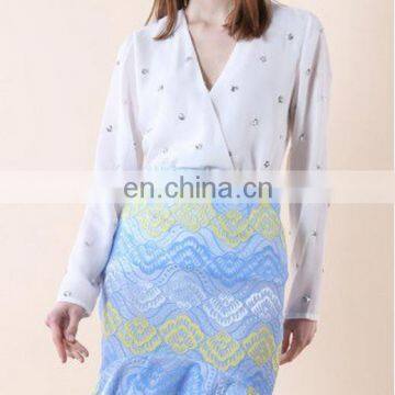 Dazzling Sequin Dots Wrapped Top photo-2