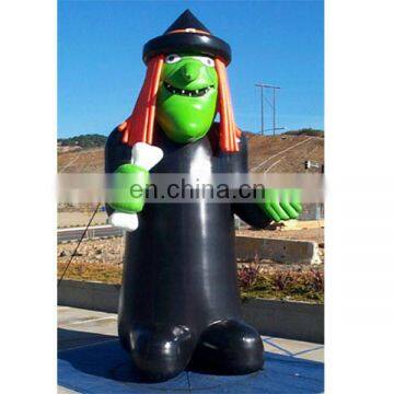 Giant halloween inflatable witch character for yard decoration