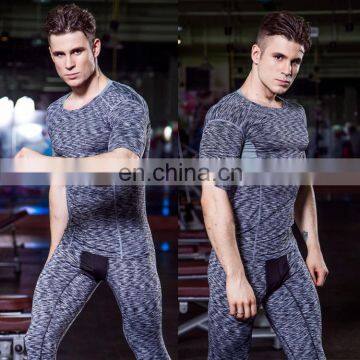 Breathable Comfortable Man Sports Tight Workout Exercise Fitness Shirt Clothing photo-6