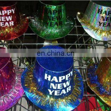 shining paper hat for happy new year