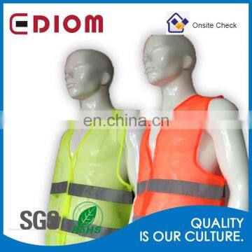 Wholesale High Visibility Breathable Cheap Reflective Mesh Safety Vest