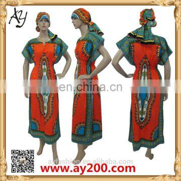 New African Ladies Kaftan Dashiki Abaya Fancy Print Dress Plus Size