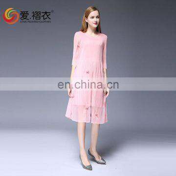 Dongguan Clothes Factory Women Wear Pure Color Casual Outdoor Dresses photo-5