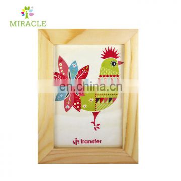 i-Transfer Toner printing Wood Block With Frame